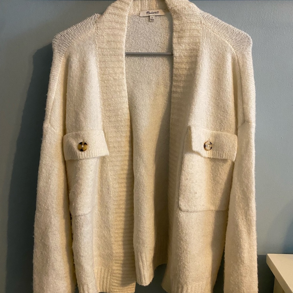 Madewell Cardigan, S, Cream